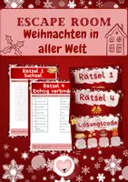 Vorschau - Arbeitsblätter - Escape Room - Weihnachten in aller Welt - Deckblatt