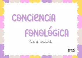 Vista previa - Tarjetas / Manipulativos - CONCIENCIA FONOLÓGICA CASTELLANO/CATALÁN - Portada