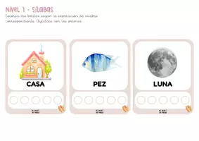 Vista previa - Tarjetas / Manipulativos - CONCIENCIA FONOLÓGICA CASTELLANO/CATALÁN - página 2