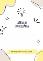 Vista previa - Para docentes: organización, planificación y formación - PF per a casos pràctics ATENCIÓ DOMICILIARIA RESUM - Portada