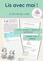 Vorschau - Arbeitsblätter - Lis avec moi ! – Une après-midi dans la neige | Mini-Lektüre Französisch (A1–A2, C4) - Deckblatt