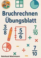 Vorschau - Arbeitsblätter - Brüche komplettes Material - Deckblatt