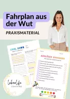Vorschau - Arbeitsblätter - Wut Hilfeplan Auslöser Cool Down Praxismaterial Coaching - Deckblatt