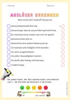 Vorschau - Arbeitsblätter - Wut Hilfeplan Auslöser Cool Down Praxismaterial Coaching - Seite 3