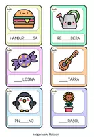 Vista previa - Tarjetas / Manipulativos - Diferenciación G - página 3