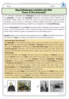 Vorschau - Arbeitsblätter - Lokomotive & Automobil AB2 Erfindung Industrialisierung Partnerpuzzle - Seite 2