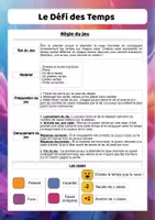 Aperçu - Jeux - Le Défi des Temps – Jeu de conjugaison - Page 1