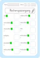 Vorschau - Spiele - Rechenspaziergang Winter (Zahlenraum 0-100 - zwei Versionen, zweifach differenziert) - Seite 2