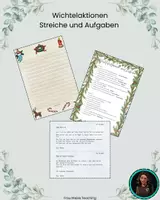 Vorschau - Lehrpläne/Lehrermaterial - Wichtelaktionen - Streiche und Aufgaben - Deckblatt