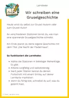 Vorschau - Arbeitsblätter - Gruselgeschichten schreiben - Kreatives Schreiben - Klasse 3-4 - Seite 3