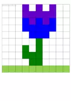 Aperçu - Apprentissages en autonomie - Modèle pixel cubes unions - Page 1
