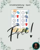 Vorschau - Bildkarten - Umziehanleitung - Sport - Deckblatt