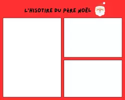 Vorschau - Arbeitsblätter - L'histoire du PÈRE NOËL - Deckblatt