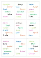 Vorschau - Spiele - WörterMatch: Wörter mit Sp und St - Seite 3
