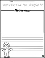 Vorschau - Arbeitsblätter - Die geheimnisvolle Fledermaus – Schreib- und Erzählanlässe mit Hilfefragen zur Ideenfindung (2.–4. Klasse) - Seite 3