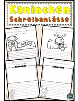 Vorschau - Mal- und Bastelvorlagen - Mein Abenteuer als Kaninchen – Schreib- und Erzählanlässe mit Hilfefragen zur Ideenfindung (2.–4. Klasse) - Deckblatt