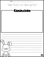 Vorschau - Mal- und Bastelvorlagen - Mein Abenteuer als Kaninchen – Schreib- und Erzählanlässe mit Hilfefragen zur Ideenfindung (2.–4. Klasse) - Seite 3