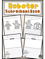 Vorschau - Arbeitsblätter - Roboter – Erzähl- und Schreibanlässe mit Fragen zum Kreativen Schreiben (2.–4. Klasse) - Deckblatt
