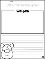 Vorschau - Mal- und Bastelvorlagen - Welpen – Erzähl- und Schreibanlässe mit Fragen zum Kreativen Schreiben (2.–4. Klasse) - Seite 3
