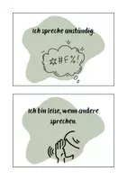 Vorschau - Poster - Klassenregeln - Verständliche Regelkarten für den Schulalltag - Seite 1