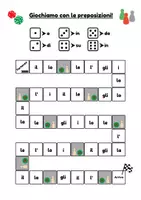 Vorschau - Spiele - Würfelspiel zu den preposizioni articolate - Deckblatt