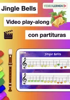 Vista previa - Juegos / Gamificación - Musica navidad Jingle Bells Video play along con partituras - Portada