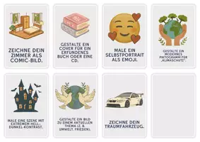 Vorschau - Arbeitsblätter - Überbrückungsaufgaben Kunst. Klasse 7 - Seite 3