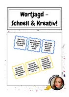 Vorschau - Spiele - Wortjagd – Schnell & Kreativ - Deckblatt
