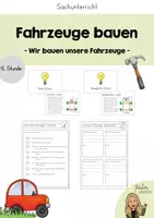 Vorschau - Stundenentwürfe - Fahrzeuge bauen - Wir bauen unsere Fahrzeuge (5.Stunde) - Deckblatt