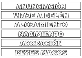 Vista previa - Hojas de trabajo - Cómic Navidad (Nacimiento de Jesús) - página 3