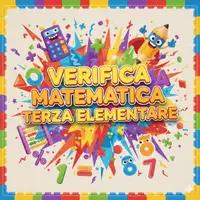 anteprima - Compiti in classe/Test - Verifica Di matematica per la Classe Terza Elementare📚✏️ - Pagina di copertina