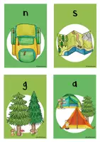 Vorschau - Arbeitsblätter - Lesespaziergang "Der Camping-Ausflug in Schweden" - Seite 1