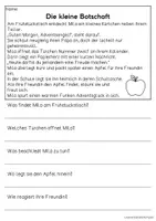 Vorschau - Arbeitsblätter - Adventskalender-Überraschungen | Leseverständnis, Klasse 1 + 2 - Seite 2