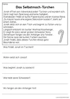 Vorschau - Arbeitsblätter - Adventskalender-Überraschungen | Leseverständnis, Klasse 1 + 2 - Seite 3