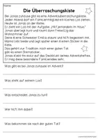Vorschau - Arbeitsblätter - 24 Adventgeschichten | Fertiges Bundle, Leseverständnis Klasse 1 & 2 - Seite 3