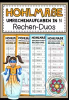 Vorschau - Arbeitsblätter - HOHLMAßE (Größen und Maßeinheiten) - Materialpaket - Seite 1