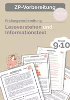 Vorschau - Arbeitsblätter - Leseverstehen und einen Informationstext verfassen - Deckblatt