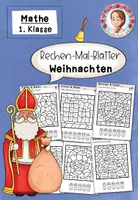 Vorschau - Arbeitsblätter - Rechenmalblätter Weihnachten | ZR 20 | Klasse 1 - Deckblatt