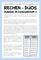 Vorschau - Aufgabenkarten - Natürliche Zahlen runden – Rundungsaufgaben | 3 Rechen-Duos 4.–5. Klasse - Seite 1
