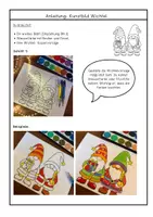 Vorschau - Arbeitsblätter - Weihnachten- Wichtel Kunstbild - Seite 1