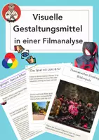 Vorschau - Stundenentwürfe - Visuelle Gestaltungsmittel – Materialien für die Analyse - Deckblatt