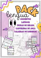 Vista previa - Hojas de trabajo - CLASES DE PALABRAS - Portada