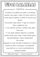 Vista previa - Hojas de trabajo - CLASES DE PALABRAS - página 3