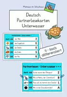 Vorschau - Spiele - Partnerlesekarten Unterwasser - Deckblatt