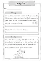 Vorschau - Arbeitsblätter - Lesefrühstück Winter – 10 wöchentliche Leseaufgaben (Kl.2) - Seite 3