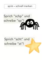 Vorschau - Arbeitsblätter - Stürmisch & Spannend - "St" und "Sp" meistern - Seite 1