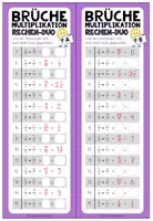 Vorschau - Aufgabenkarten - BRÜCHE (Multiplikation) - 3 Rechen-Duos - Seite 3
