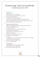 Vorschau - Arbeitsblätter - Josef und seine Brüder Arbeitsheft und Erzählvorlage - Seite 1