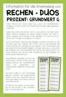 Vorschau - Arbeitsblätter - PROZENT (Prozentrechnung) - Materialpaket (6./7. Schulstufe) - Seite 2