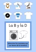 Vista previa - Refuerzo / NEE / Materiales de apoyo - Distinción de los fonemas B y D - página 2